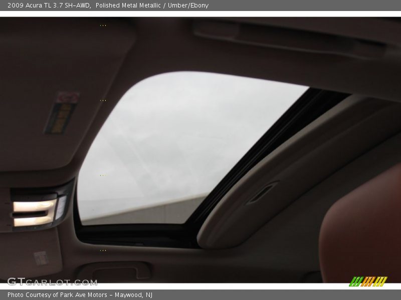 Polished Metal Metallic / Umber/Ebony 2009 Acura TL 3.7 SH-AWD