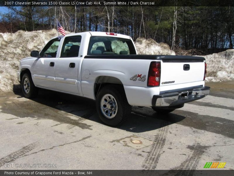 Summit White / Dark Charcoal 2007 Chevrolet Silverado 1500 Classic LS Crew Cab 4x4