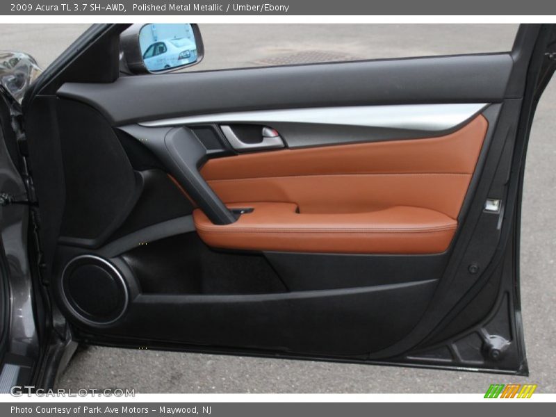 Polished Metal Metallic / Umber/Ebony 2009 Acura TL 3.7 SH-AWD
