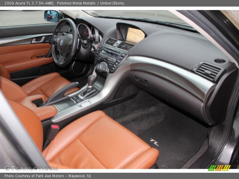 Polished Metal Metallic / Umber/Ebony 2009 Acura TL 3.7 SH-AWD