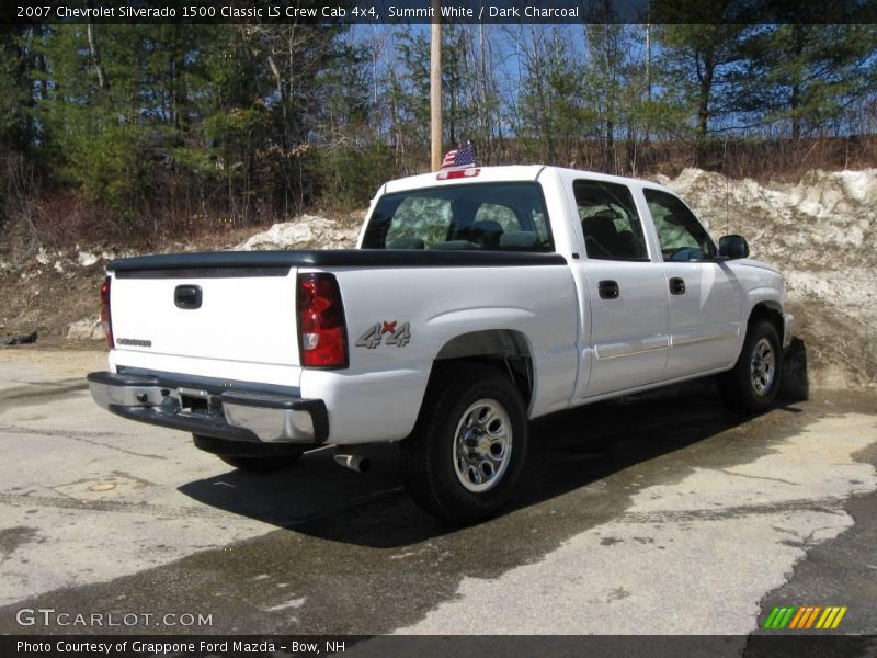 Summit White / Dark Charcoal 2007 Chevrolet Silverado 1500 Classic LS Crew Cab 4x4