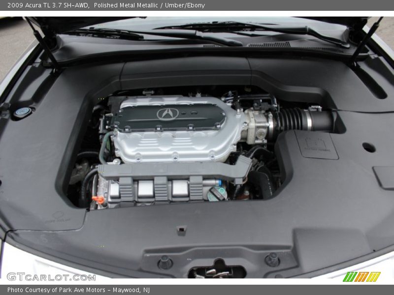 Polished Metal Metallic / Umber/Ebony 2009 Acura TL 3.7 SH-AWD