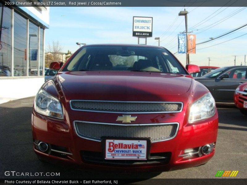 Red Jewel / Cocoa/Cashmere 2009 Chevrolet Malibu LTZ Sedan
