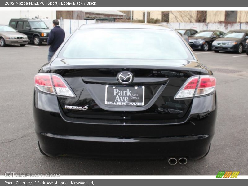Ebony Black / Black 2009 Mazda MAZDA6 i Sport