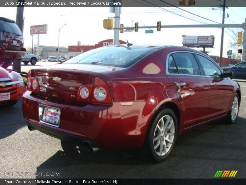 Red Jewel / Cocoa/Cashmere 2009 Chevrolet Malibu LTZ Sedan