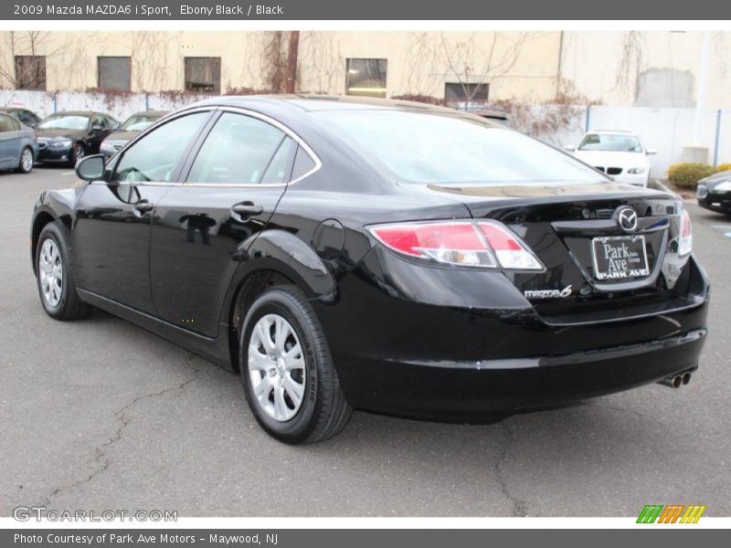 Ebony Black / Black 2009 Mazda MAZDA6 i Sport
