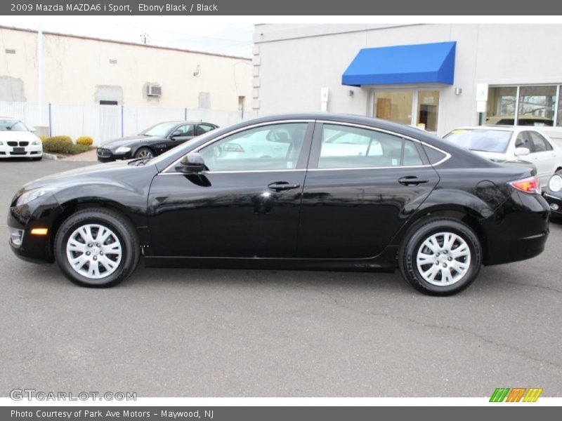 Ebony Black / Black 2009 Mazda MAZDA6 i Sport
