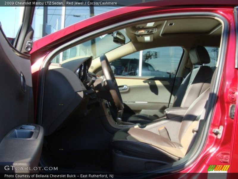 Red Jewel / Cocoa/Cashmere 2009 Chevrolet Malibu LTZ Sedan
