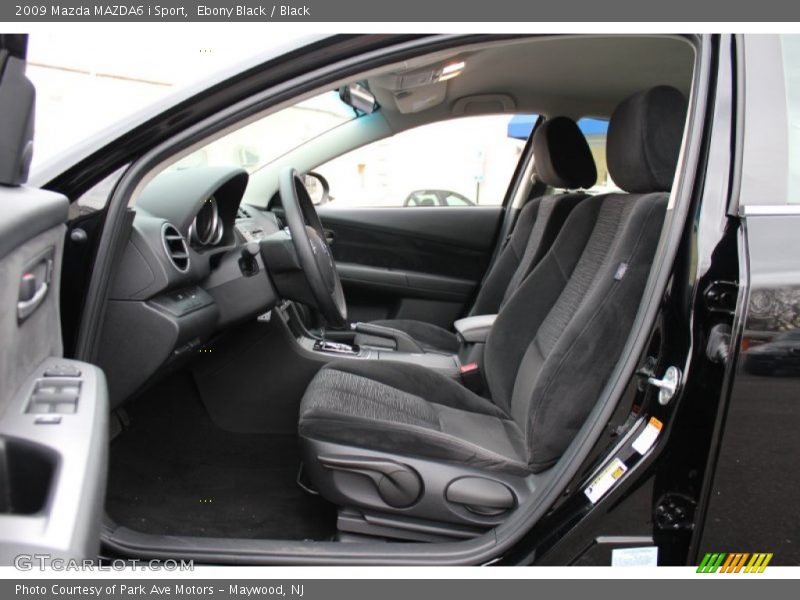 Ebony Black / Black 2009 Mazda MAZDA6 i Sport