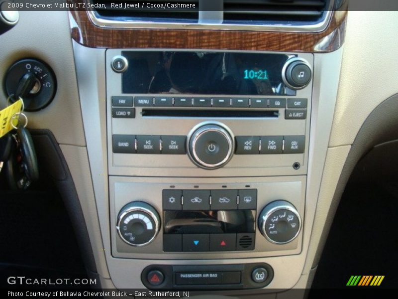 Red Jewel / Cocoa/Cashmere 2009 Chevrolet Malibu LTZ Sedan
