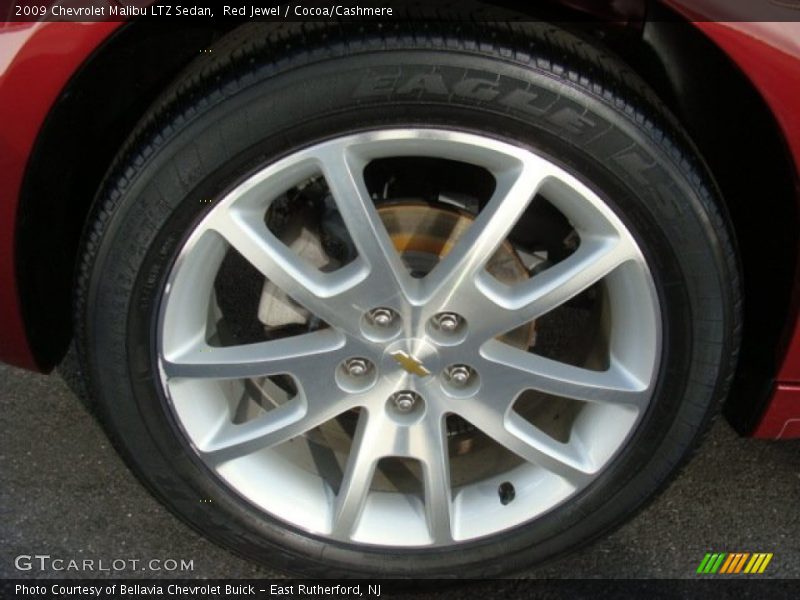 Red Jewel / Cocoa/Cashmere 2009 Chevrolet Malibu LTZ Sedan