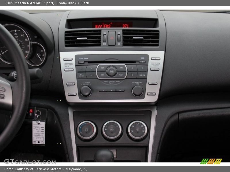 Ebony Black / Black 2009 Mazda MAZDA6 i Sport