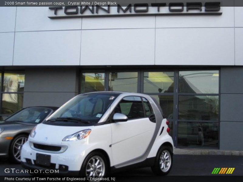 Crystal White / Design Black 2008 Smart fortwo passion coupe