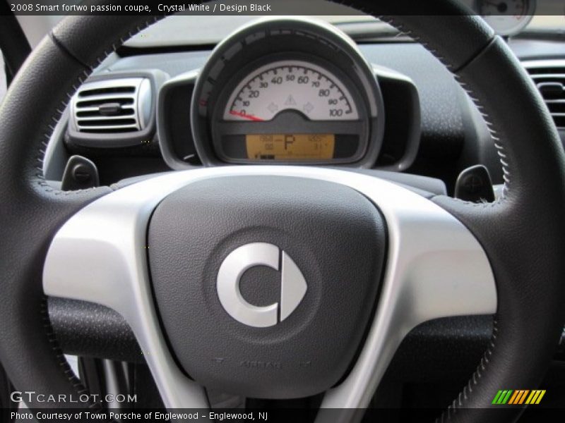 Crystal White / Design Black 2008 Smart fortwo passion coupe