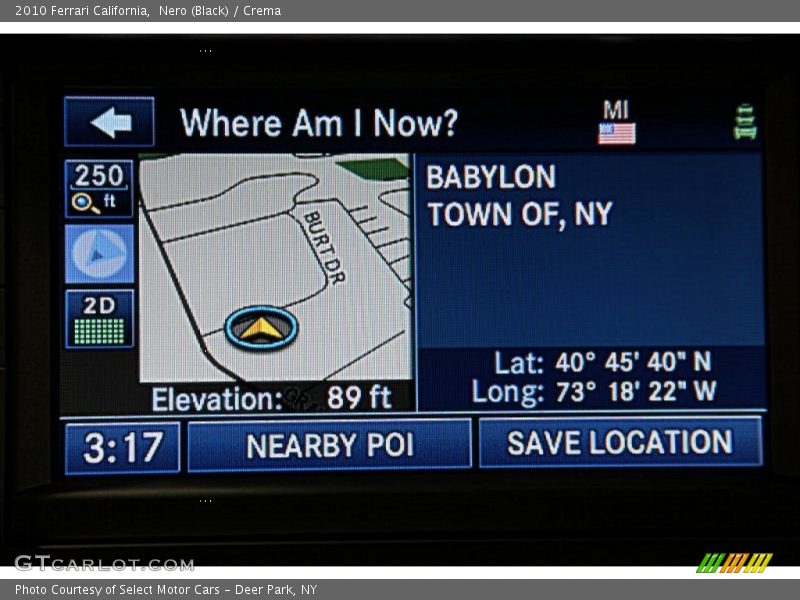 Navigation of 2010 California 