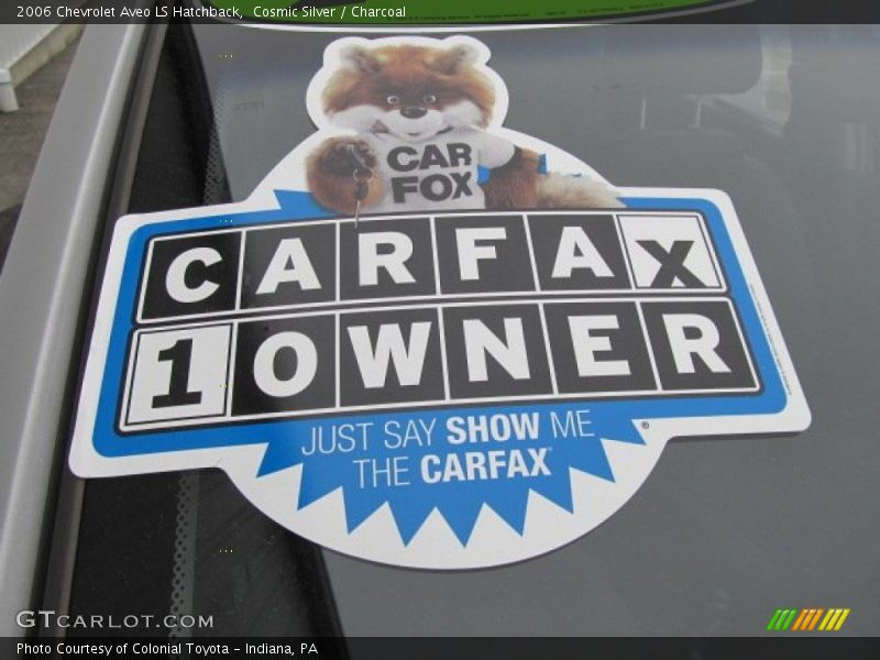Cosmic Silver / Charcoal 2006 Chevrolet Aveo LS Hatchback