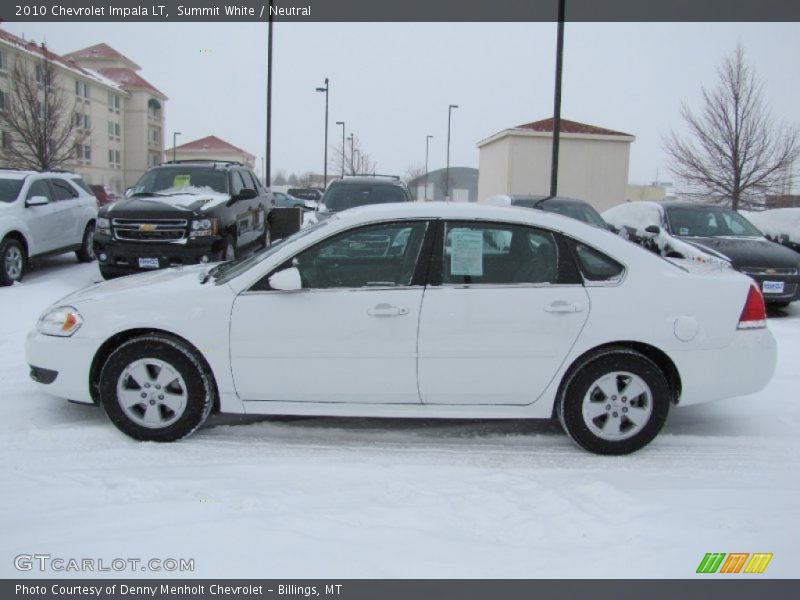 Summit White / Neutral 2010 Chevrolet Impala LT