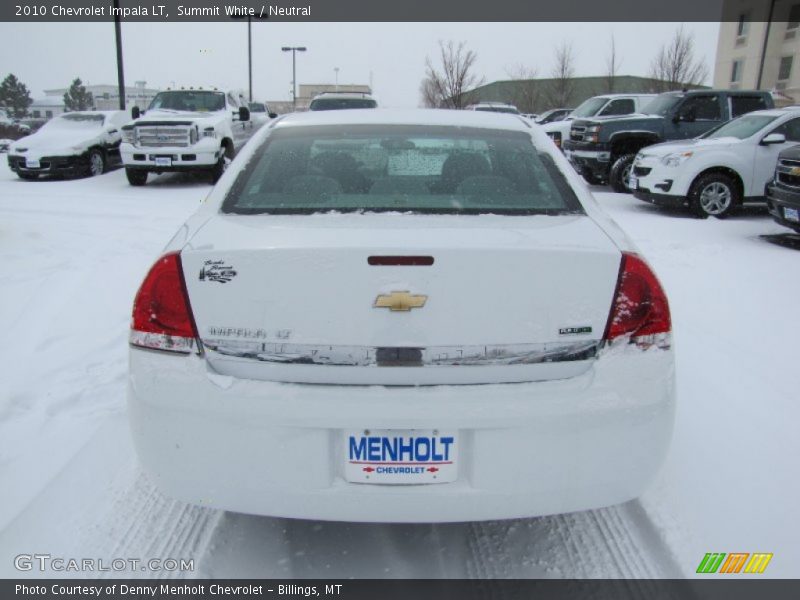 Summit White / Neutral 2010 Chevrolet Impala LT