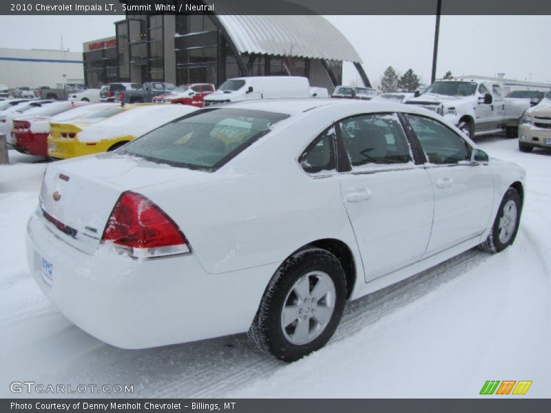 Summit White / Neutral 2010 Chevrolet Impala LT