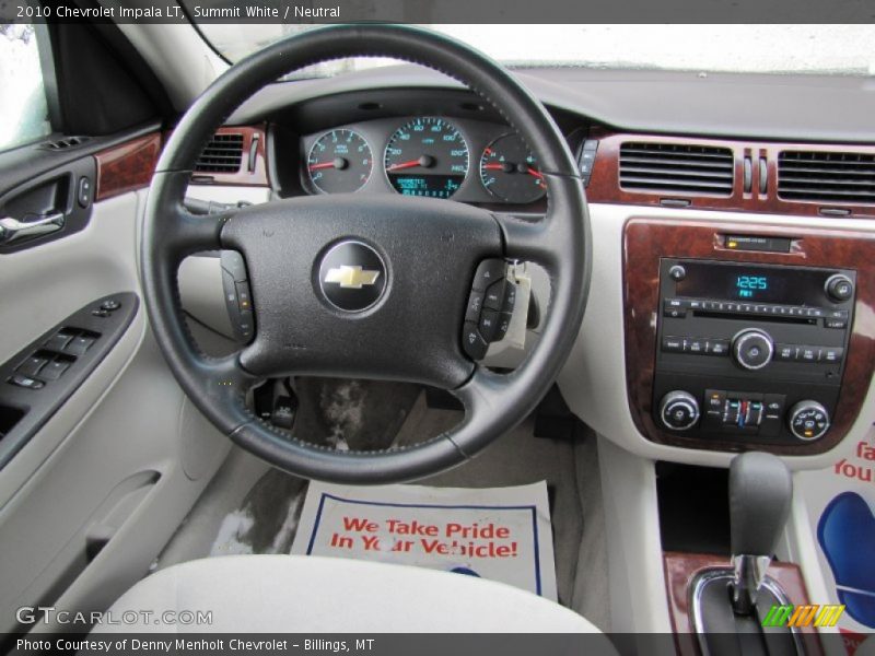 Summit White / Neutral 2010 Chevrolet Impala LT