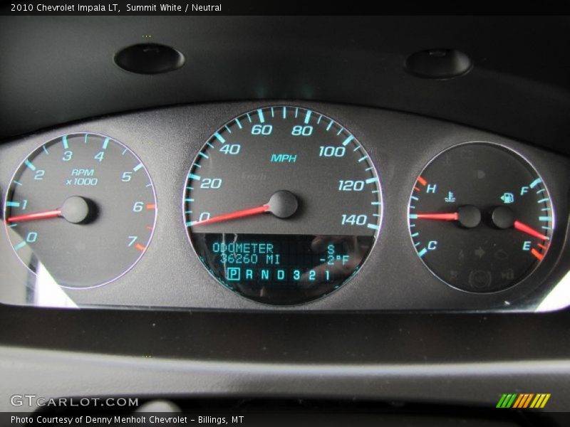Summit White / Neutral 2010 Chevrolet Impala LT