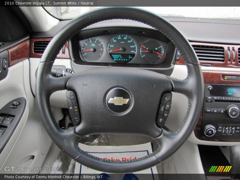 Summit White / Neutral 2010 Chevrolet Impala LT