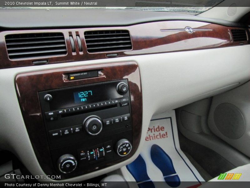 Summit White / Neutral 2010 Chevrolet Impala LT