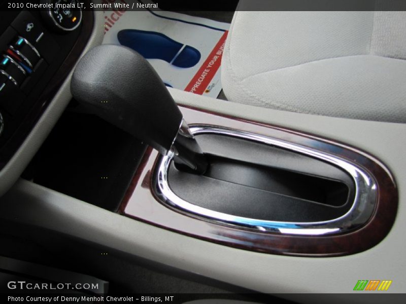 Summit White / Neutral 2010 Chevrolet Impala LT