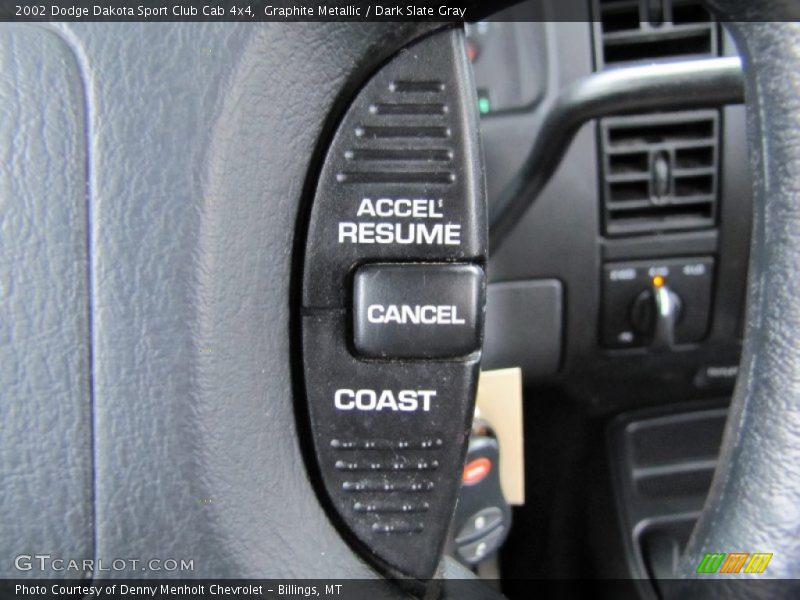 Graphite Metallic / Dark Slate Gray 2002 Dodge Dakota Sport Club Cab 4x4