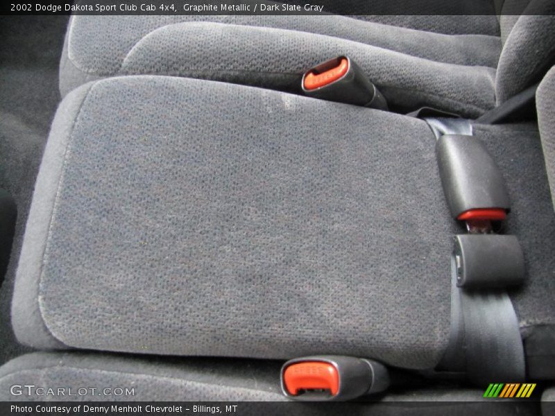 Graphite Metallic / Dark Slate Gray 2002 Dodge Dakota Sport Club Cab 4x4