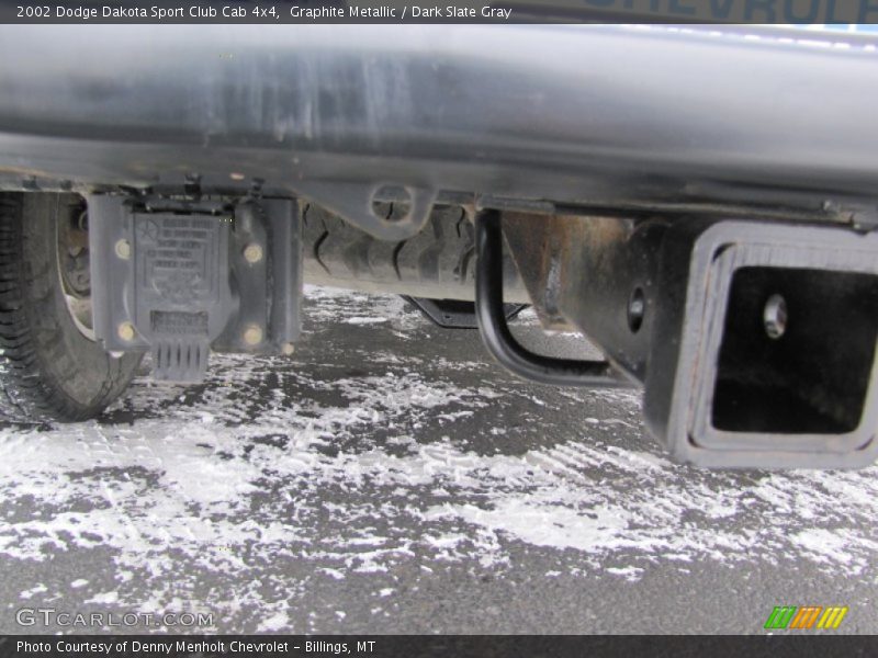 Graphite Metallic / Dark Slate Gray 2002 Dodge Dakota Sport Club Cab 4x4