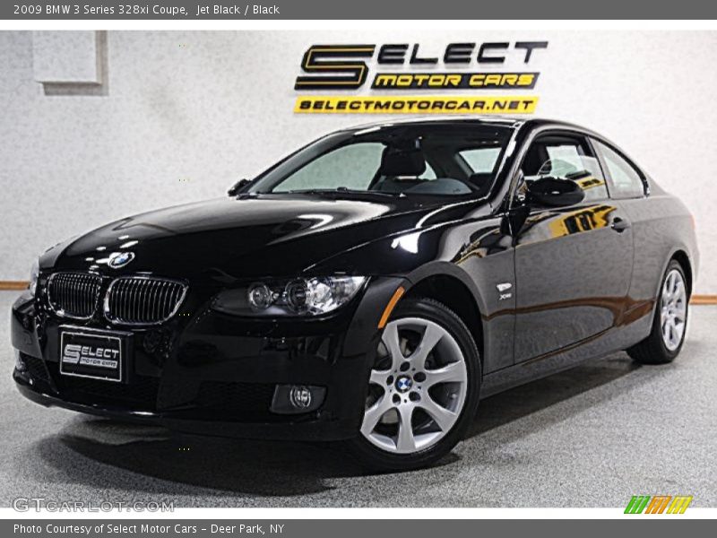Jet Black / Black 2009 BMW 3 Series 328xi Coupe