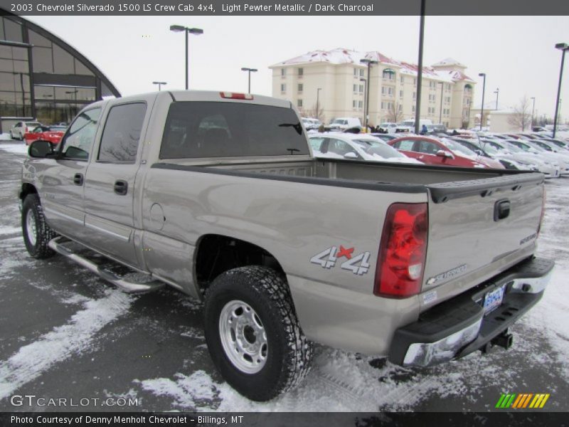 Light Pewter Metallic / Dark Charcoal 2003 Chevrolet Silverado 1500 LS Crew Cab 4x4