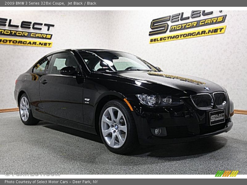 Jet Black / Black 2009 BMW 3 Series 328xi Coupe