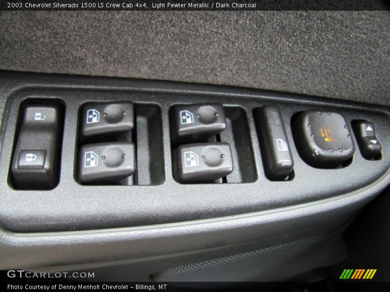 Light Pewter Metallic / Dark Charcoal 2003 Chevrolet Silverado 1500 LS Crew Cab 4x4