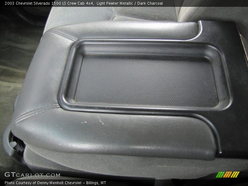 Light Pewter Metallic / Dark Charcoal 2003 Chevrolet Silverado 1500 LS Crew Cab 4x4