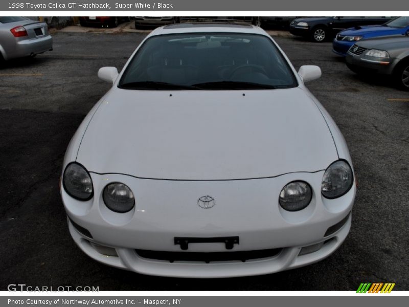 Super White / Black 1998 Toyota Celica GT Hatchback
