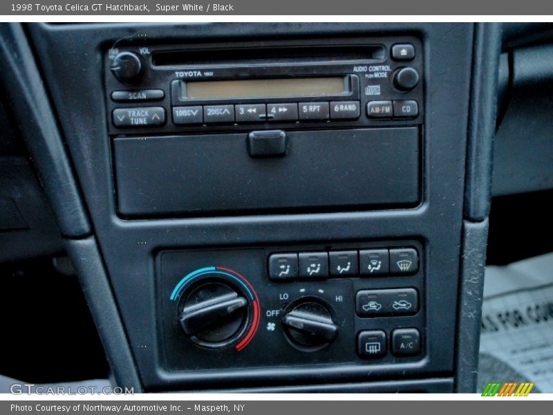 Controls of 1998 Celica GT Hatchback