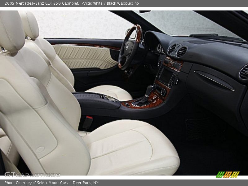 Arctic White / Black/Cappuccino 2009 Mercedes-Benz CLK 350 Cabriolet