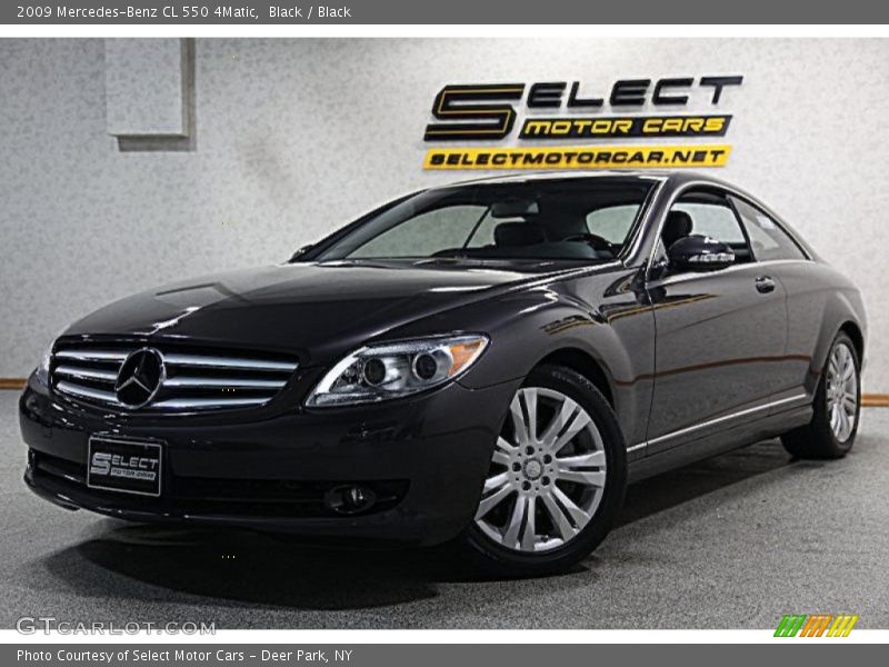 Black / Black 2009 Mercedes-Benz CL 550 4Matic