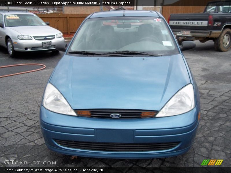Light Sapphire Blue Metallic / Medium Graphite 2000 Ford Focus SE Sedan