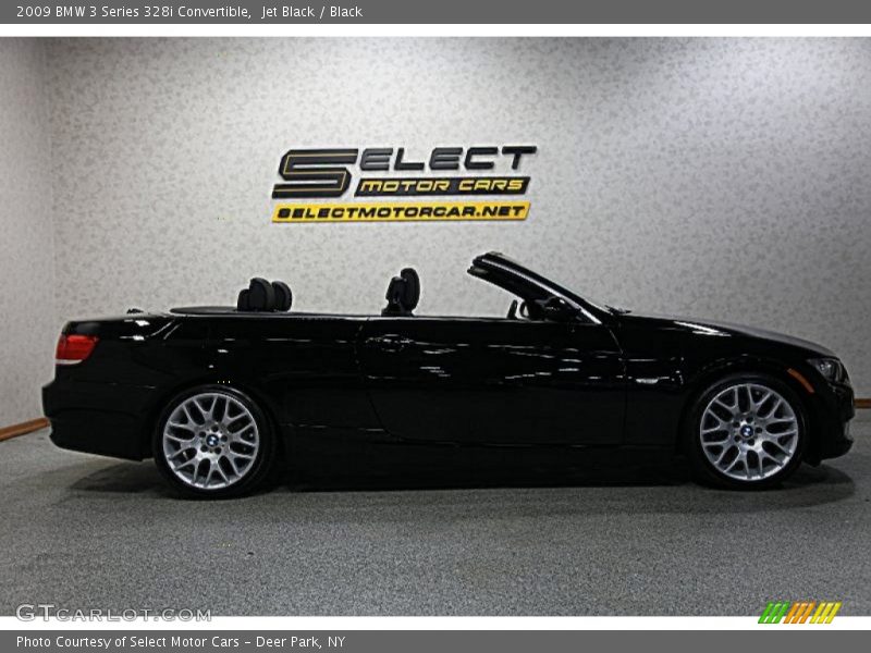 Jet Black / Black 2009 BMW 3 Series 328i Convertible
