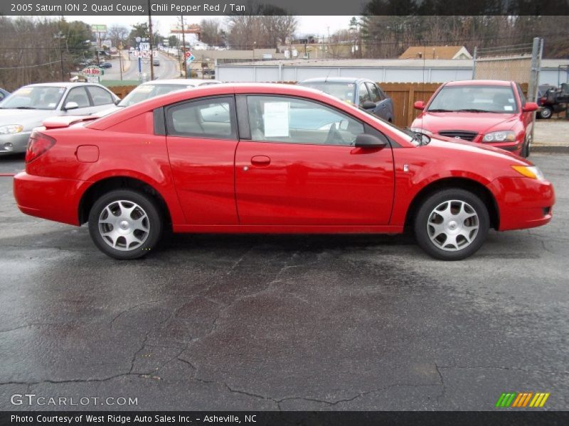  2005 ION 2 Quad Coupe Chili Pepper Red