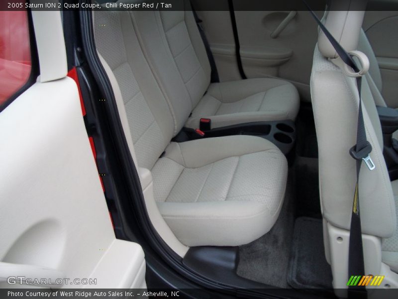 Rear Seat of 2005 ION 2 Quad Coupe