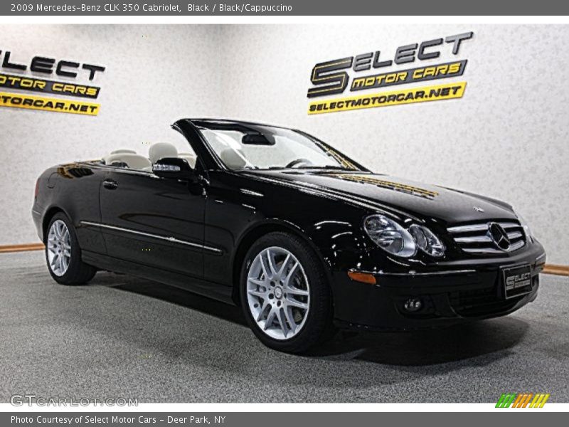 Black / Black/Cappuccino 2009 Mercedes-Benz CLK 350 Cabriolet