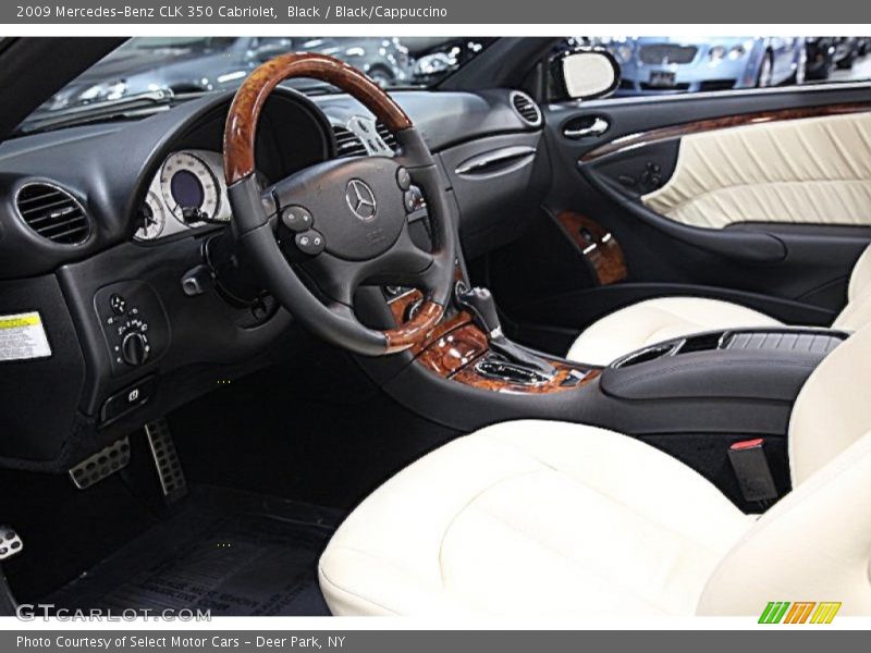 Black / Black/Cappuccino 2009 Mercedes-Benz CLK 350 Cabriolet