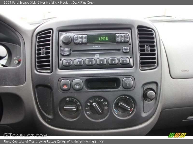 Silver Metallic / Medium/Dark Flint Grey 2005 Ford Escape XLS