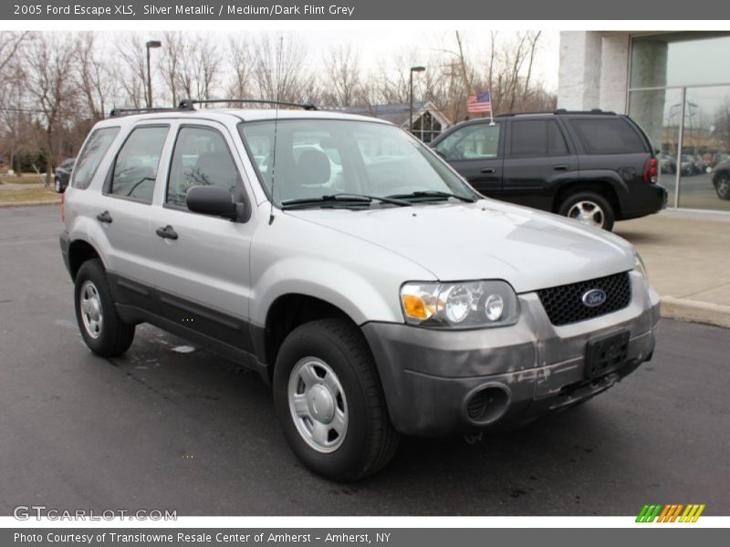 Silver Metallic / Medium/Dark Flint Grey 2005 Ford Escape XLS