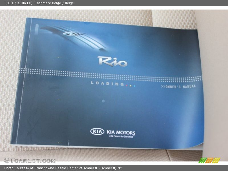 Cashmere Beige / Beige 2011 Kia Rio LX