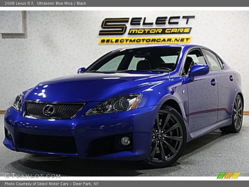 Ultrasonic Blue Mica / Black 2008 Lexus IS F